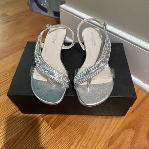 Benjamin Walk silver dressy sandal
